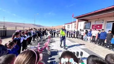 Selim'de Öğrencilere Trafik Eğitimi