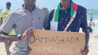 Mogadişu'da Filistin'e Destek Gösterisi