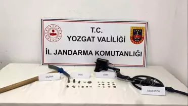Yozgat'ta Kaçak Defineci Suçüstü Yakalandı