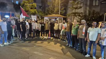 Alanya'da Gazze'ye Destek Konvoyu Düzenlendi