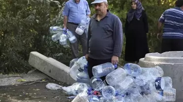 Ankara'da su kesintisi krizi: Vatandaşlar çeşmelere akın etti