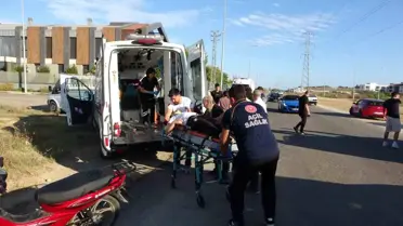 14 Yaşındaki Çocuk Motosiklet Kazasında Yaralandı