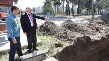 Bafra'da Millet Camisi İnşaatı Devam Ediyor