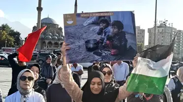 Kayseri'den Gazze'ye Destek Yürüyüşü