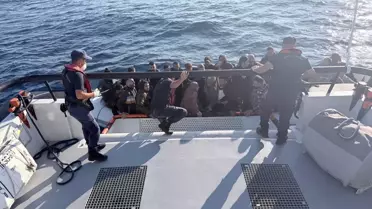 Bodrum'da 35 Kaçak Göçmen ve 1 Organizör Yakalandı