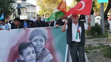Bursa ve Kütahya'da Filistin'e Destek Yürüyüşü