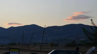 Çorum'da Mercek Bulutu Oluştu