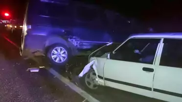 Konya'da Trafik Kazası: 2 Yaralı