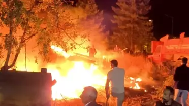 Çemişgezek'te Düğün Yangını Paniğe Neden Oldu