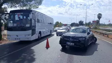 Manavgat'ta 12 Aracın Karıştığı Zincirleme Kazalar