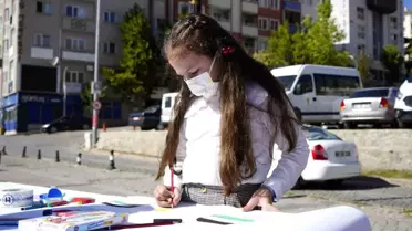 Filistinli Çocuklar İçin Resim Etkinliği