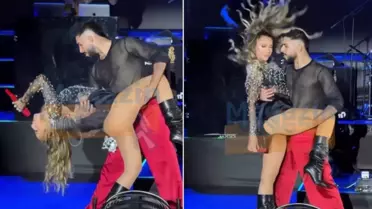 Hadise sahnede sınırları zorladı