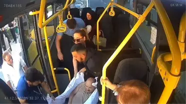 Minibüs Şoförü Kriz Anında Hızla Müdahale Etti