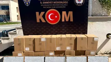 Afyonkarahisar'da 210 Bin Sahte Makaron Ele Geçirildi