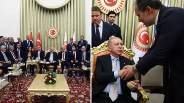 Resepsiyondaki fotoğraf karesine ilişkin bir açıklama da Fatih Erbakan'dan geldi