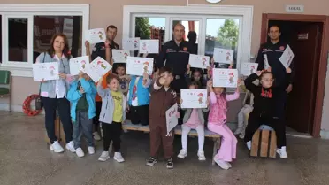 Küçük Öğrenciler İtfaiye ile Yangın Güvenliğini Öğrendi