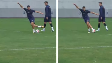 Süper Lig'in yeni yıldızı Amine Harit, antrenmanda yaptığıyla büyüledi