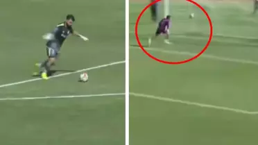 Türkiye'de kaleden kaleye inanılmaz gol