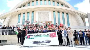 Uşak Üniversitesi'nde Filistin İçin Dua Etkinliği