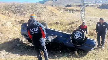 Ardahan'da Otomobil Devrildi: 4 Yaralı