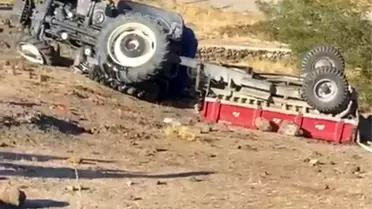Aksaray'da Traktör Kazası: Baba ve Oğlu Yaralandı