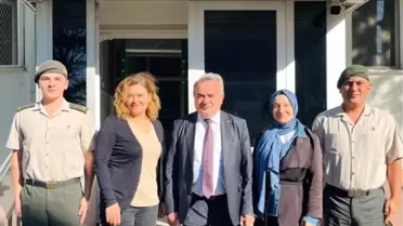Kaymakam Öztürk'ten Askerlik ve Trafik Denetleme İstasyonuna Ziyaret