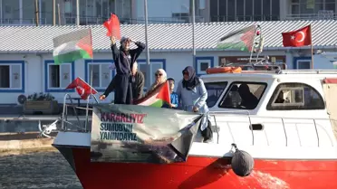 Bursa'da Filistin'e Destek Gösterisi