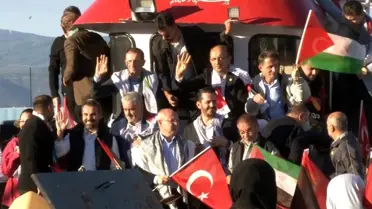 Bursa'da Filistin'e Destek Tekne Yürüyüşü