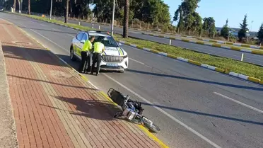 Motosikletli kaçışta kaza: 42 bin TL ceza