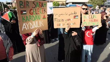 Erzincan ve Iğdır'da Gazze'ye Destek Gösterileri Düzenlendi