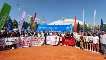 Gaziantep'te Tenis Takım Şampiyonası Ödül Töreni Gerçekleştirildi
