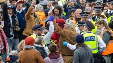 Londra'da Filistin Eylemi Protestolarında 492 Gözaltı