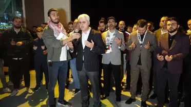 Karabük'te Filistin İçin Araç Konvoyu