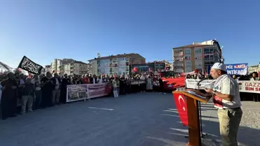 Karaman'da Filistin İçin Destek Yürüyüşü