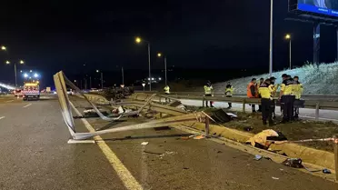 Kuzey Marmara Otoyolu savaş alanına döndü! Bilanço çok ağır