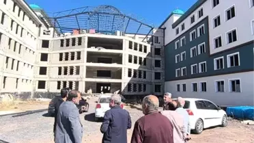 Müftü Çapçı Hafızlık Merkezi İnşaatını İnceledi