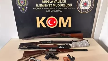 Muğla'da Silah Kaçakçılarına Operasyon