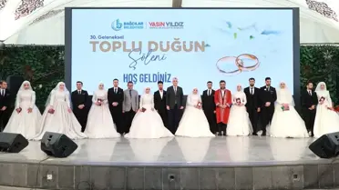 Bağcılar'da 30. Toplu Düğün Şöleni