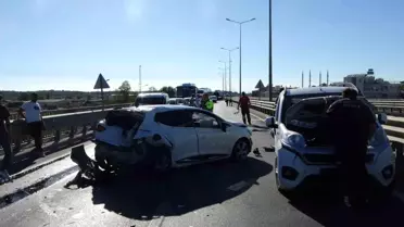 Manavgat'ta Zincirleme Kaza: 5 Yaralı