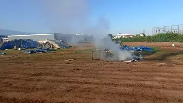 Düzce'de Kanepe Yakan Kişiye Para Cezası