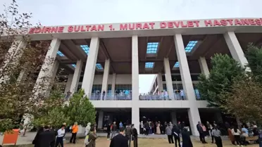 Edirne Devlet Hastanesi'nde Yangın Paniği