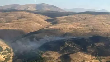 Elazığ'da Kırsal Yangın Kontrol Altına Alındı