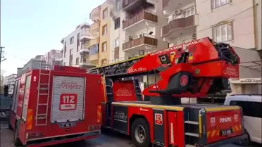 Nizip'te Elektrik Kontağından Yangın
