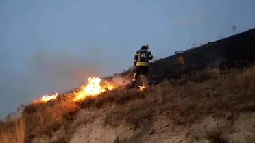 Erzurum'da Havai Fişek Yangını