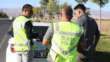 Erzurum'da Sivil Trafik Denetimi Başladı