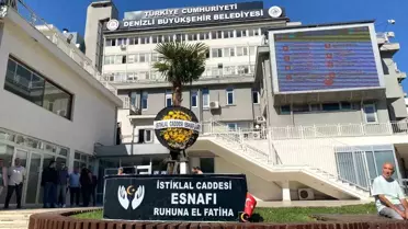 Denizli Esnafı 'Otobüs Yolu' Uygulamasını Protesto Etti