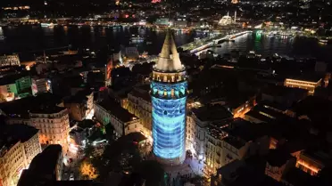 Galata Kulesi'nde Artırılmış Gerçeklik Gösterisi