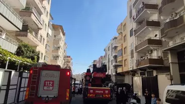 Gaziantep'te Apartman Yangını