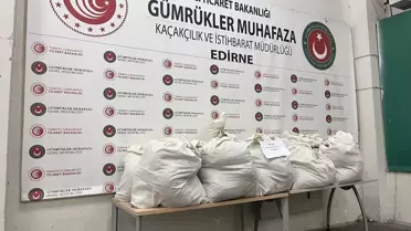 Kapıkule'de Tırda 113 Kilo Esrar Yakalandı