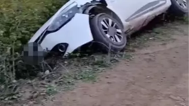 Uçurum Kenarında Araç Kazası